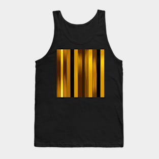 Golden Harmony: Abstract Stripes in Luxe Gold Tank Top